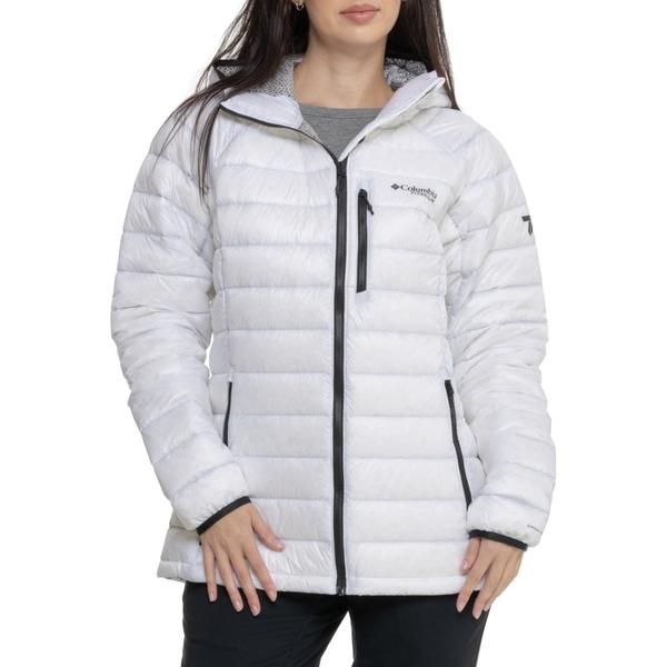 コロンビア レディース アウター ジャケット・ブルゾン フーデッドジャケット ダウン Columbia Sportswearcticrest OmniHeat Down Hooded Jacket 700 Fill Power White ホワイト