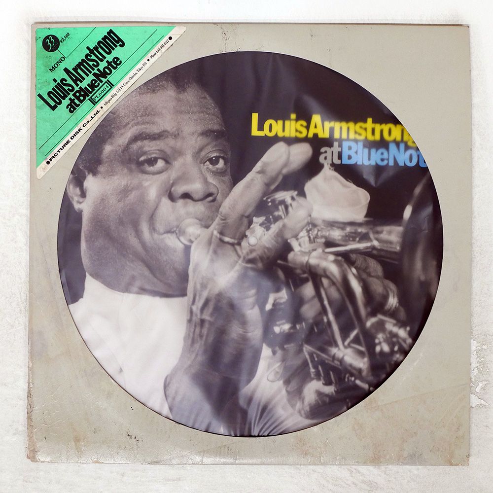 帯付き ピクチャー盤 国内盤 LOUIS ARMSTRONG/AT BLUE NOTE/BLUE