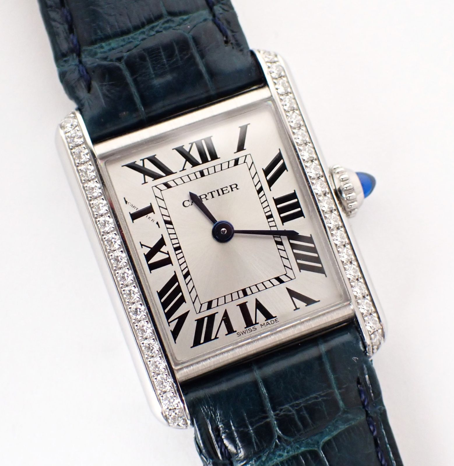 Cartier(カルティエ) マストタンクSM W4TA0016 ベゼルダイヤ(純正) SS