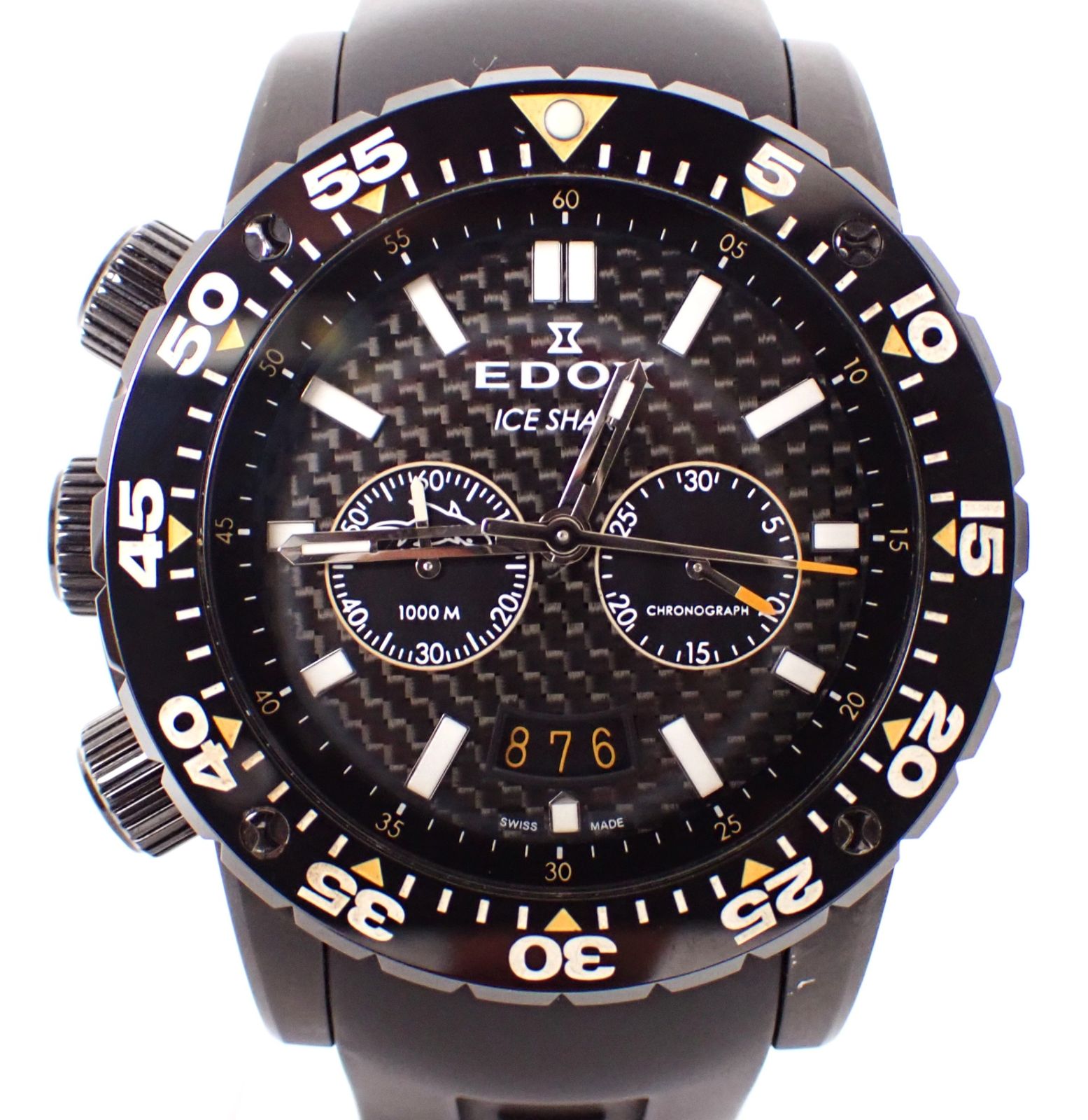 EDOX(エドックス) クラスワン CLASS1 アイスシャーク 10301-37N-NOR 1000本限定 SS/CE/ラバー QZ クォーツ メンズ 腕時計 EDOX(エドックス) クラスワン CLASS1 アイスシャーク 10301-37N-NOR