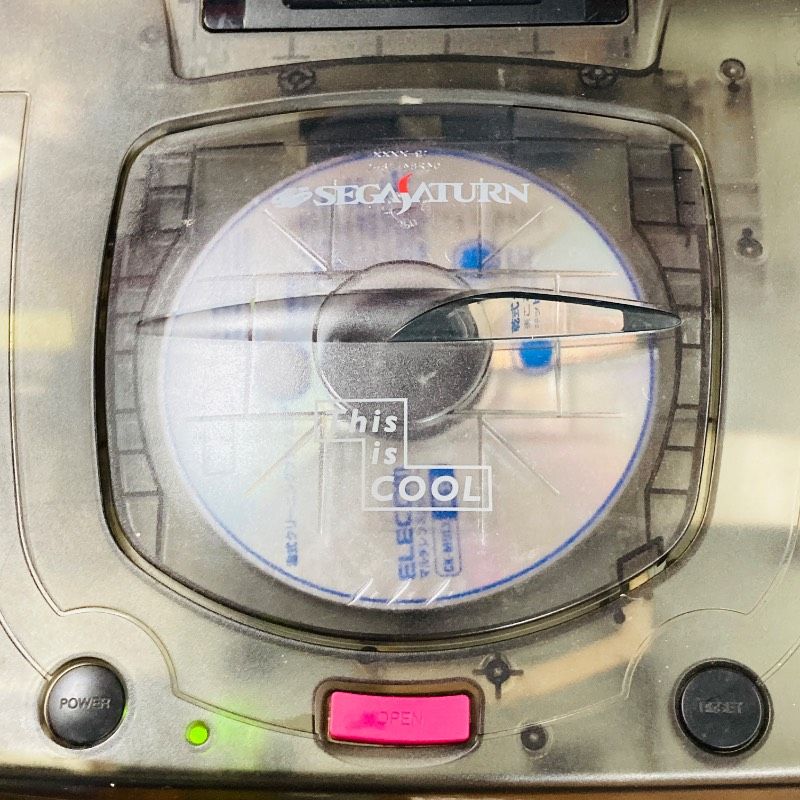 SEGA セガ セガサターン本体 HST-3220 スケルトン クリア ブラック