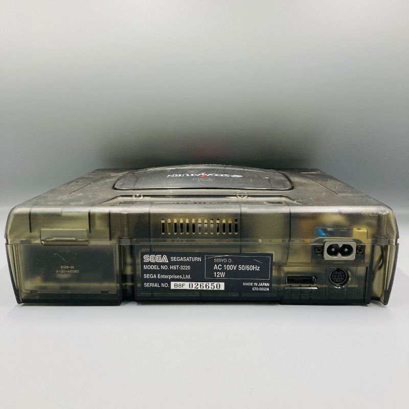 SEGA セガ セガサターン本体 HST-3220 スケルトン クリア ブラック