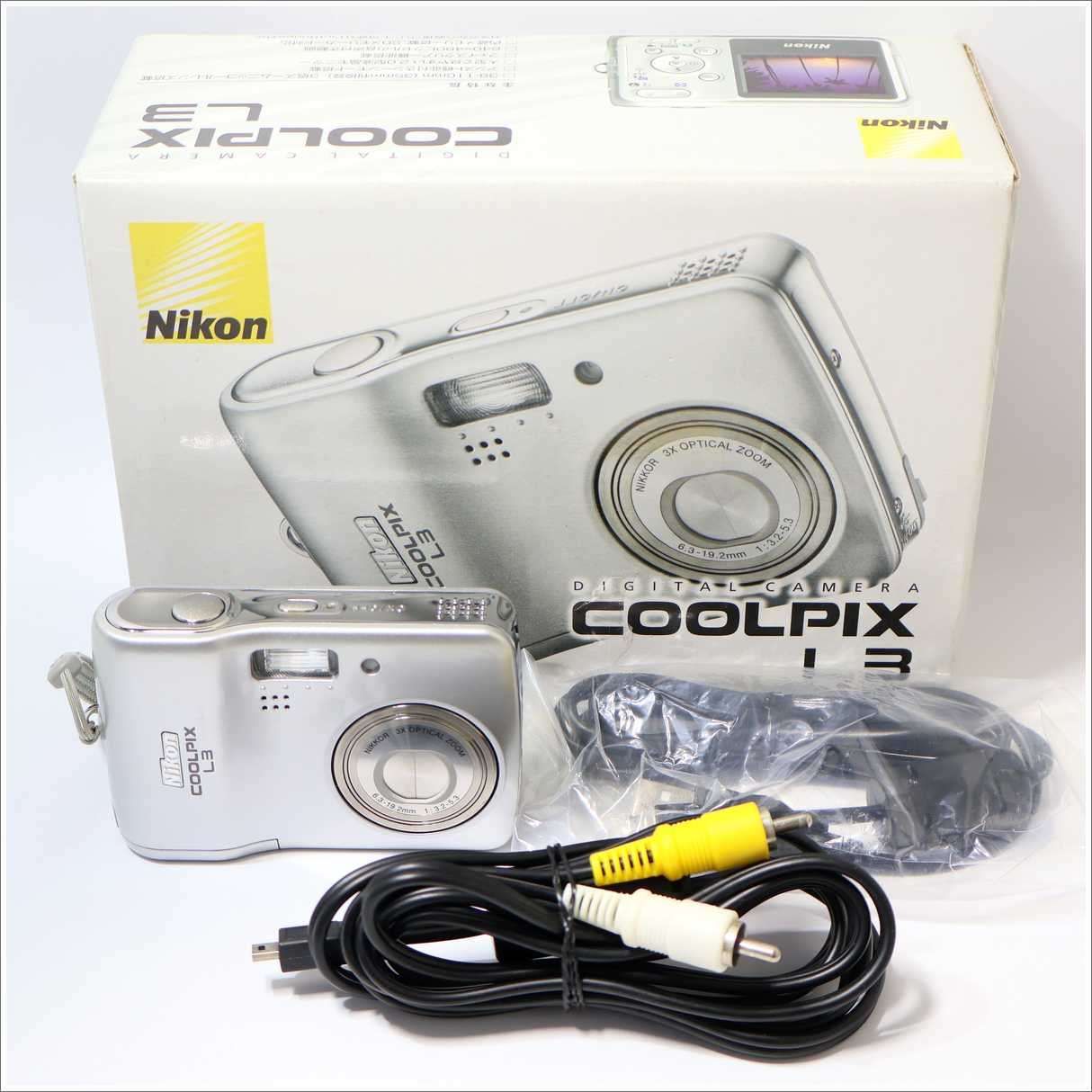 Nikon デジタルカメラ COOLPIX L3 シルバー COOLPIXL3（中古品）