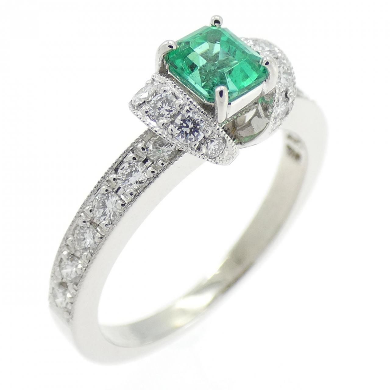 PT950 エメラルド リング 0.337CT - メルカリ