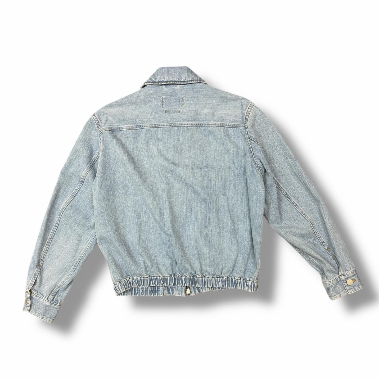 YOKE 25ss デニムブルゾン 【サンプル品】 参考上代52800円 未使用 YOKE 25SS 12oz COTTON BLEACHED DENIM FRONT