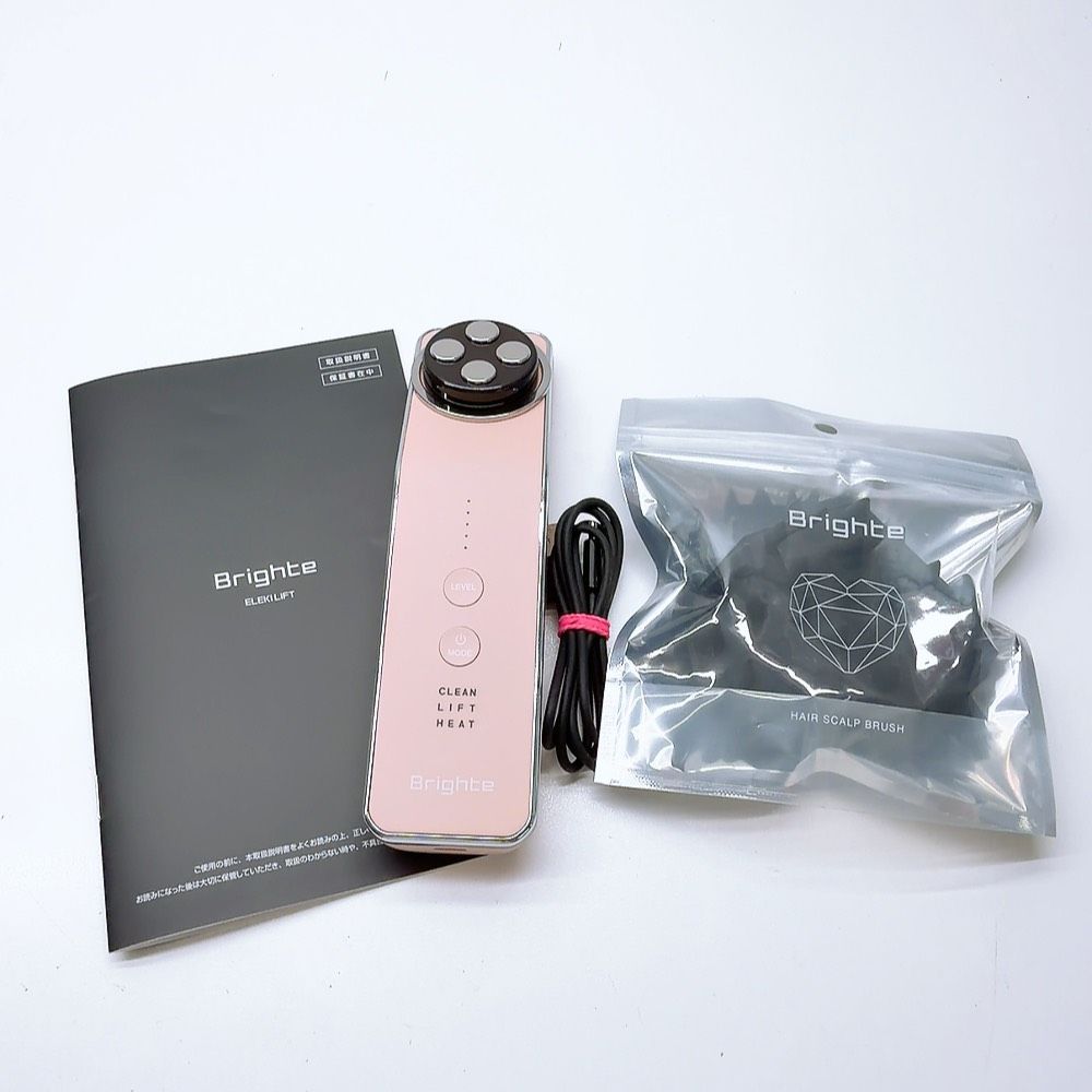 美品】Brighte エレキリフト 美顔器 未使用品 ブライト ケーブル