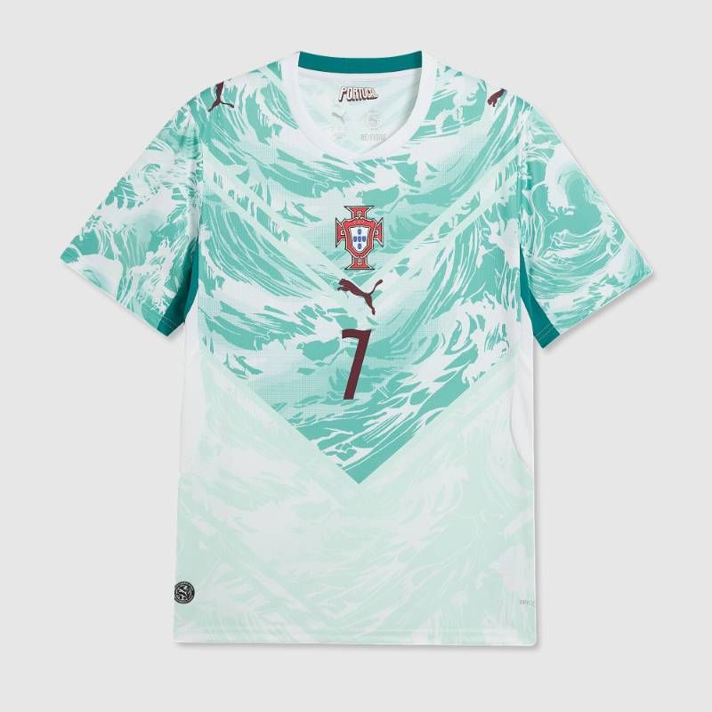 【送料無料・匿名配送】PUMA プーマ ポルトガル代表 2026 公式 アウェイ シャツ ロナウド 7番 波デザイン 新品 正規品