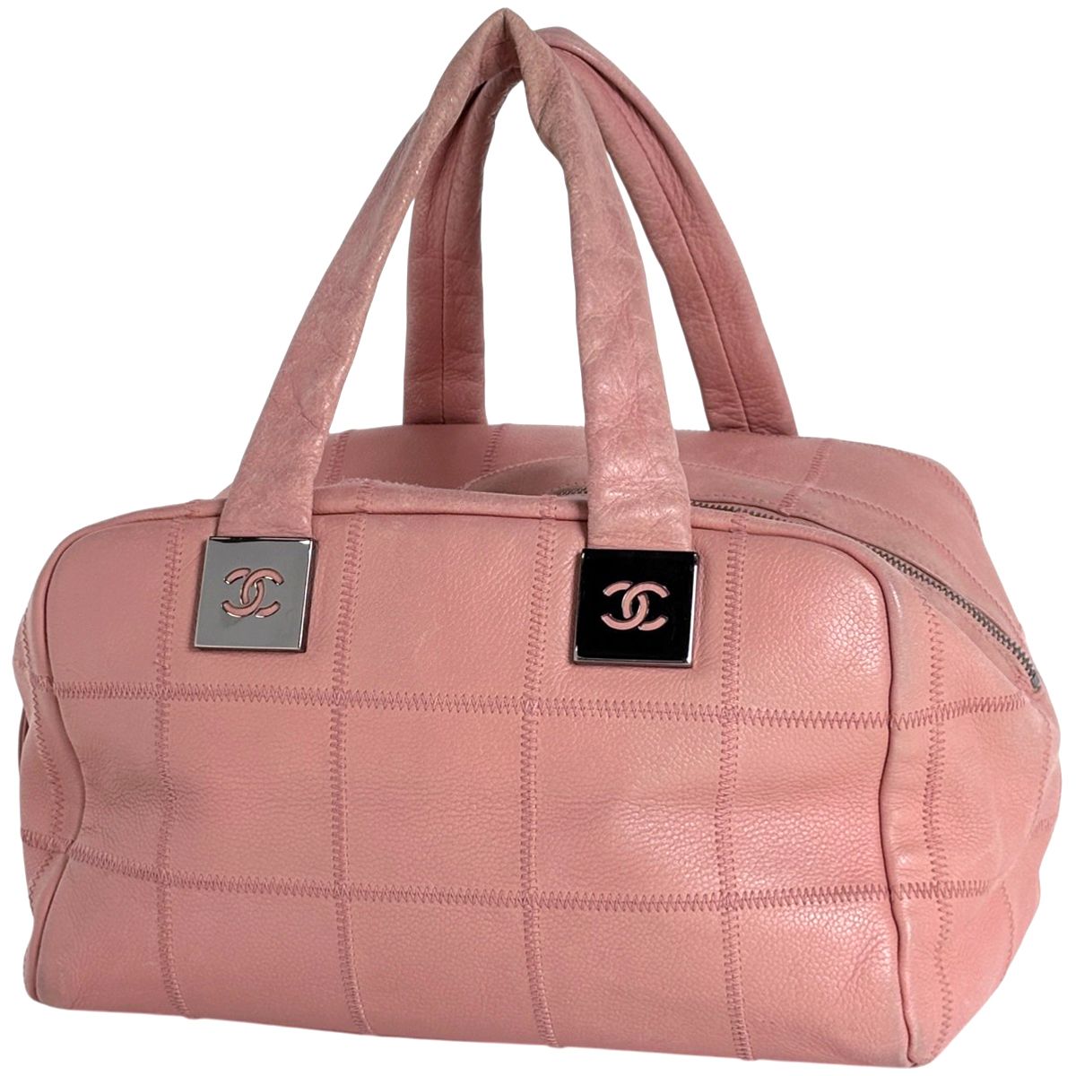 シャネル CHANEL チョコバー ハンドバッグ ココマーク ミニ シャネル CHANEL チョコバー ハンドバッグ ココマーク ミニ
