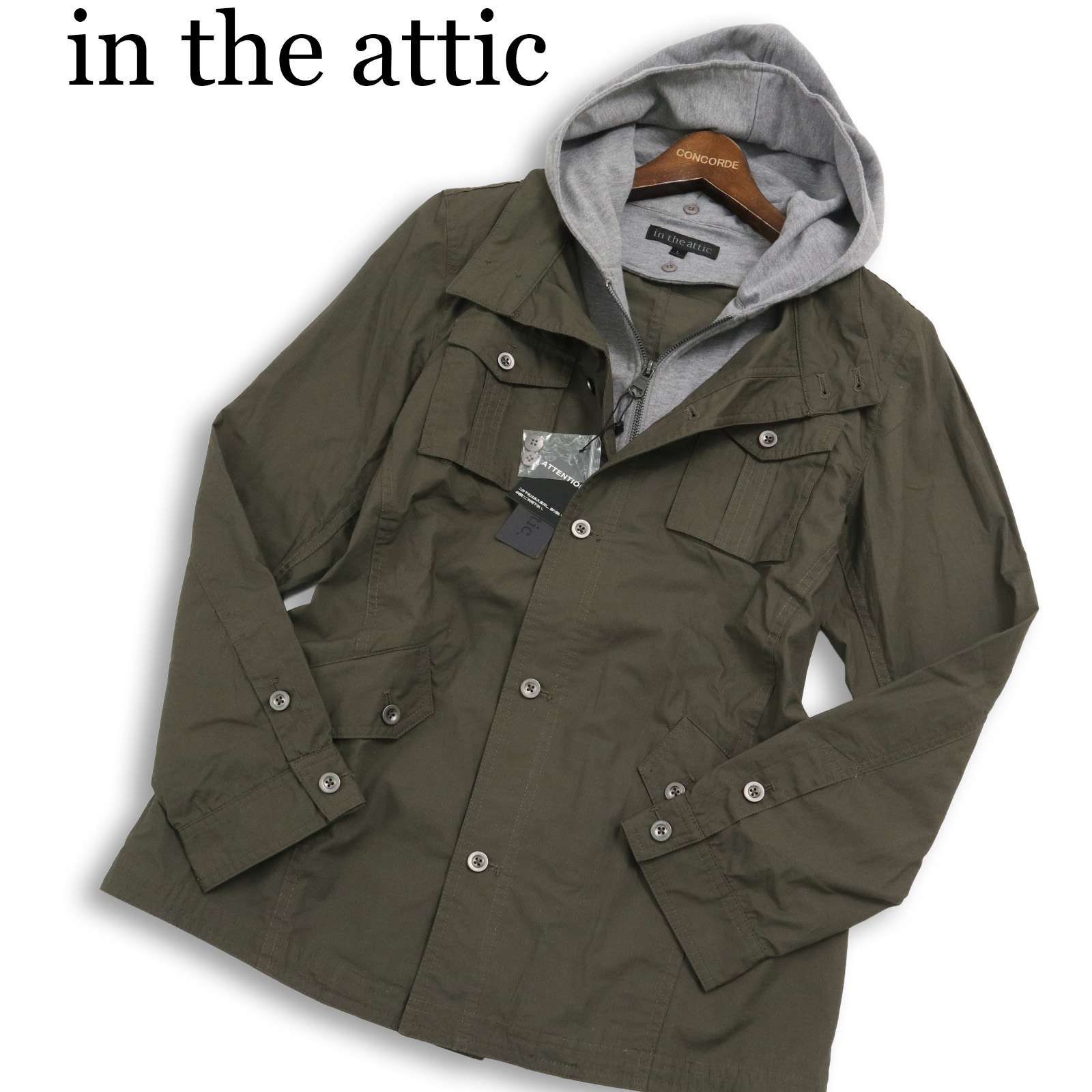 新品 未使用】 in the attic インジアティック 通年☆ パーカー 
