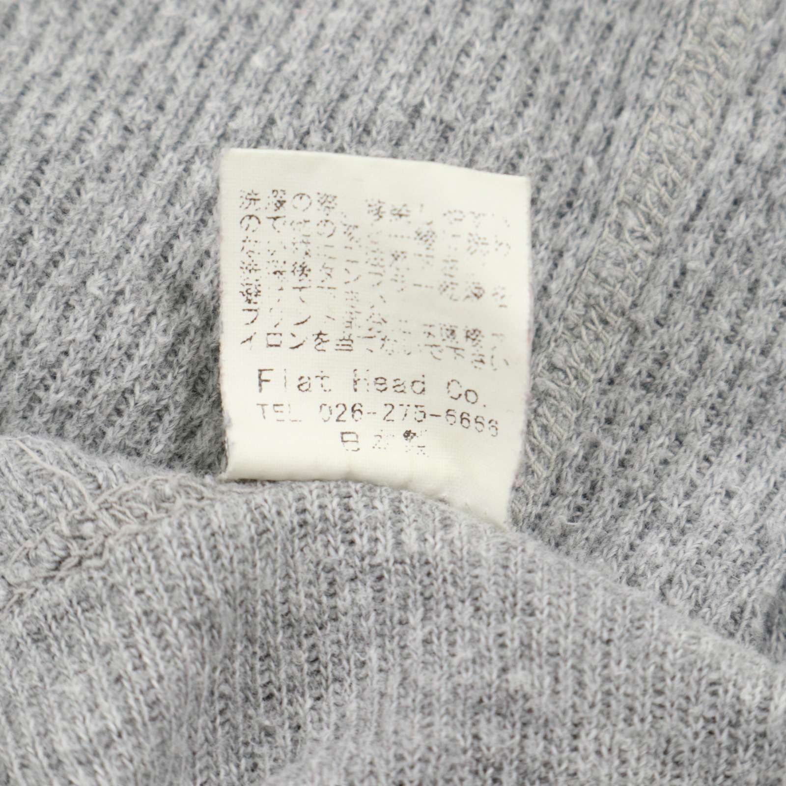 THE FLAT HEAD フラットヘッド 通年☆ 長袖 ワッフル サーマル 