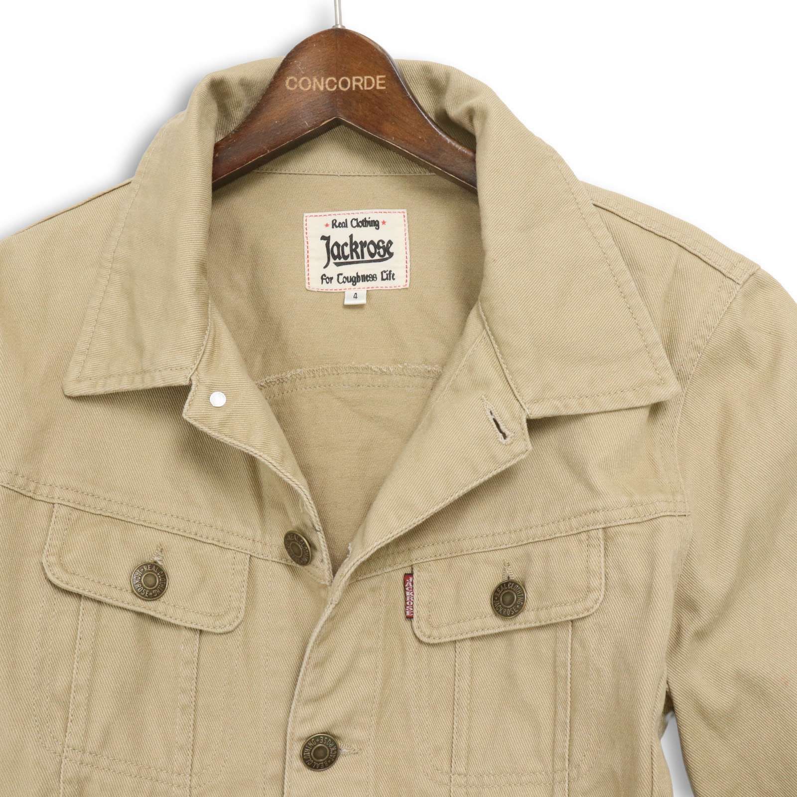 JACKROSE ジャックローズ 通年☆ スリム トラッカー デニム ジャケット 