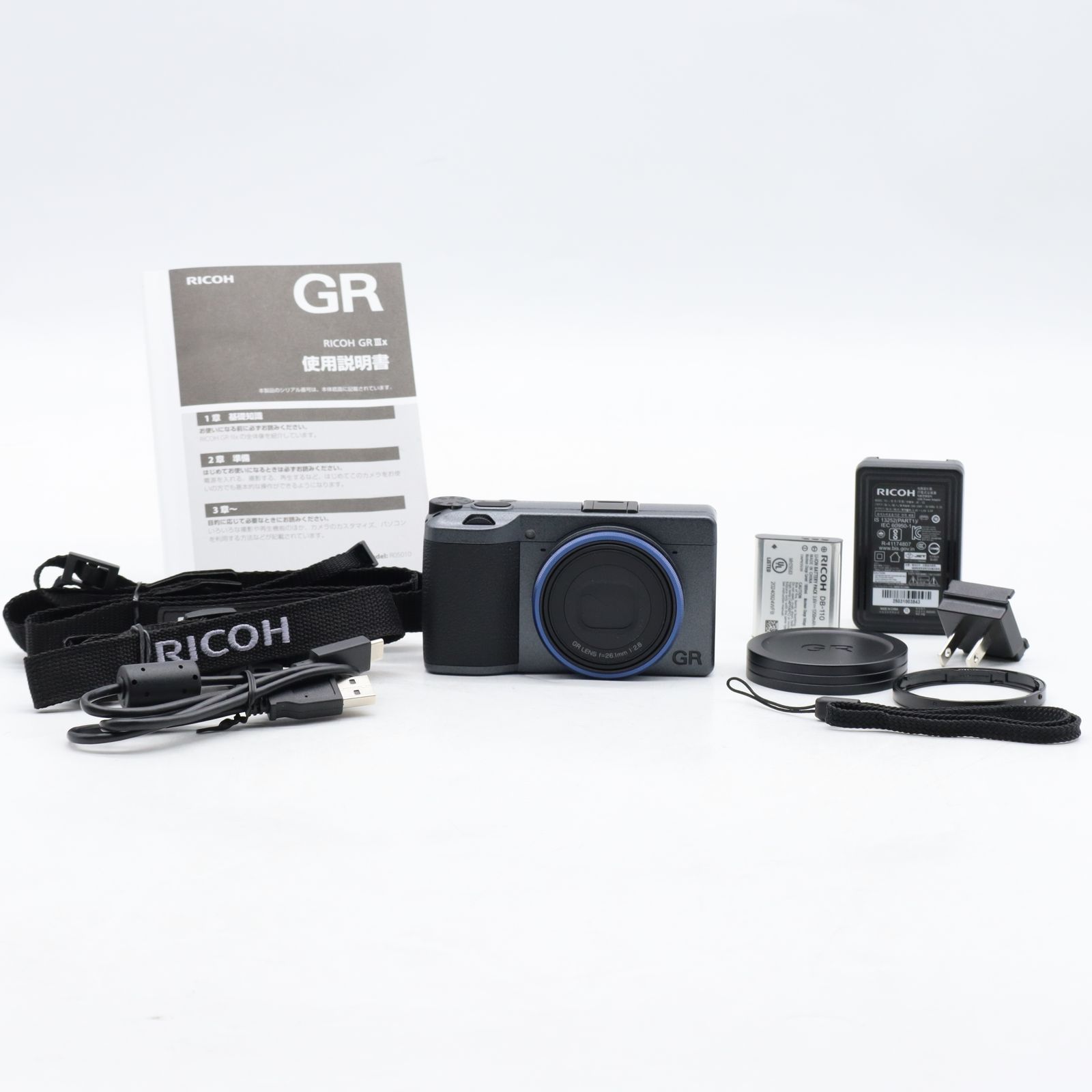 【ショット数65】RICOH GR IIIx Urban Edition ショット数65】リコー RICOH GR IIIx Urban Edition メタリックグレー