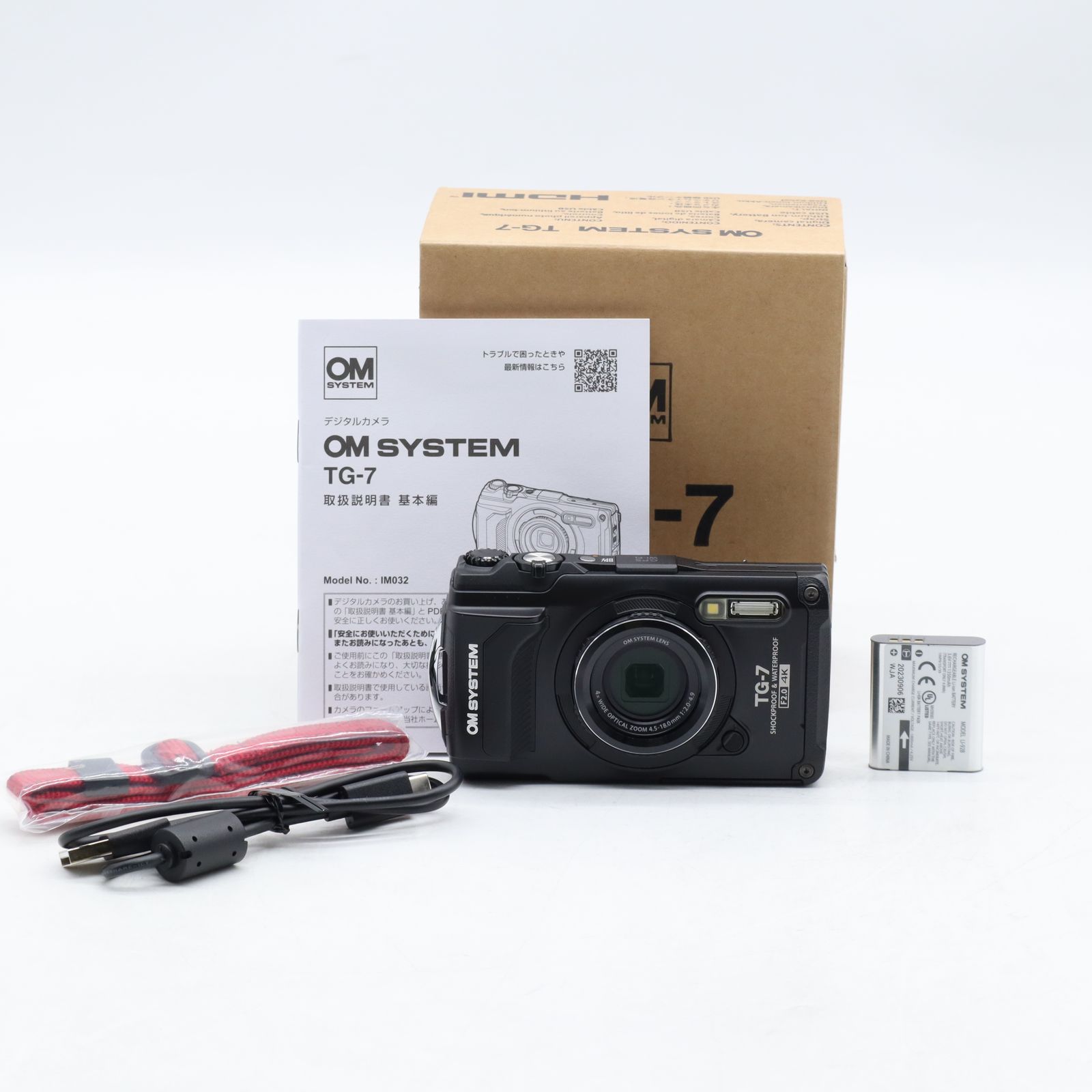 OM SYSTEM Tough TG-7 ブラック｜防水・耐衝撃 タフコンパクトデジタル 
