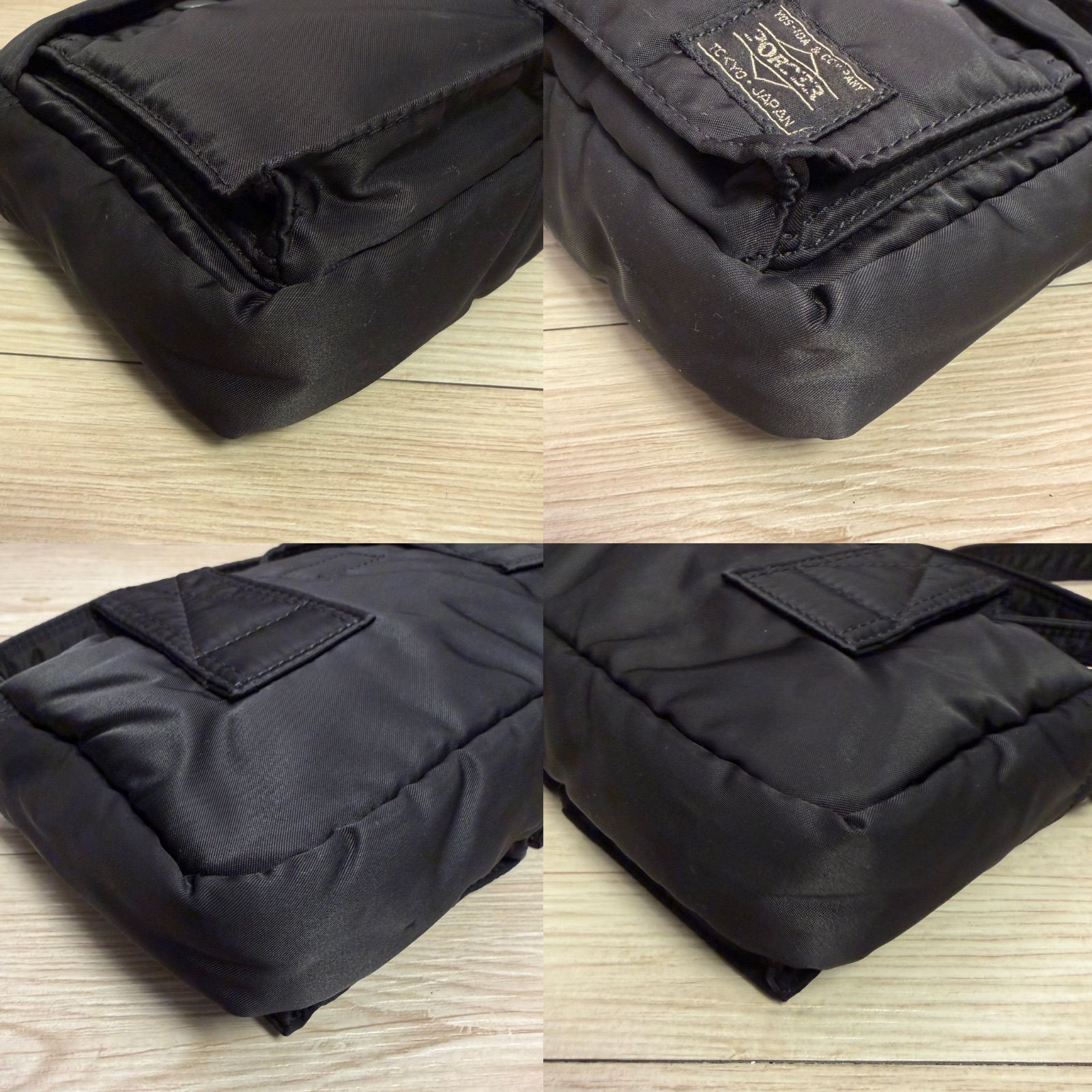 PORTER タンカー ショルダーバッグ ブラック ナイロン ミニバッグ 吉田 