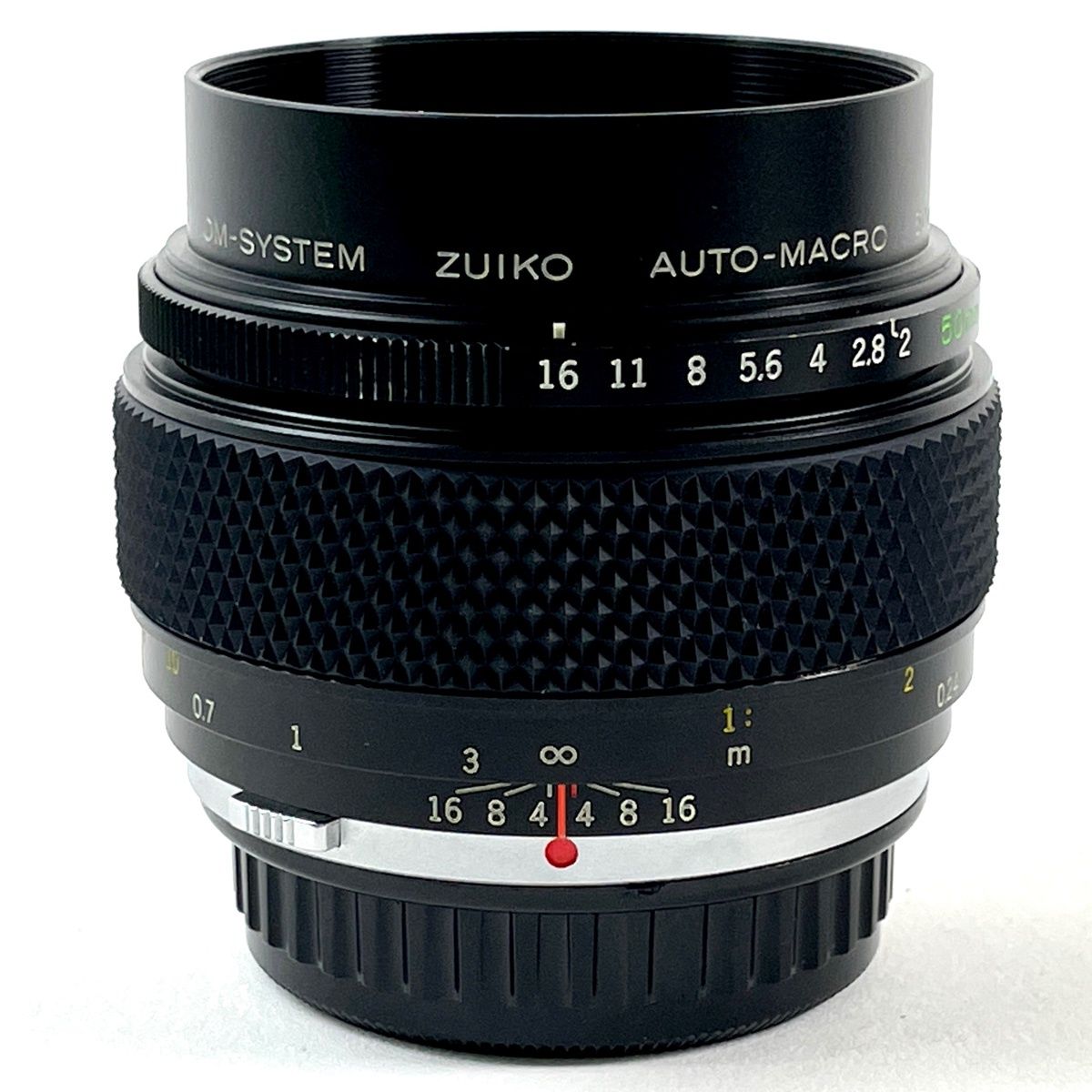オリンパス OLYMPUS ZUIKO AUTO-MACRO 50mm F2 一眼カメラ用レンズ 