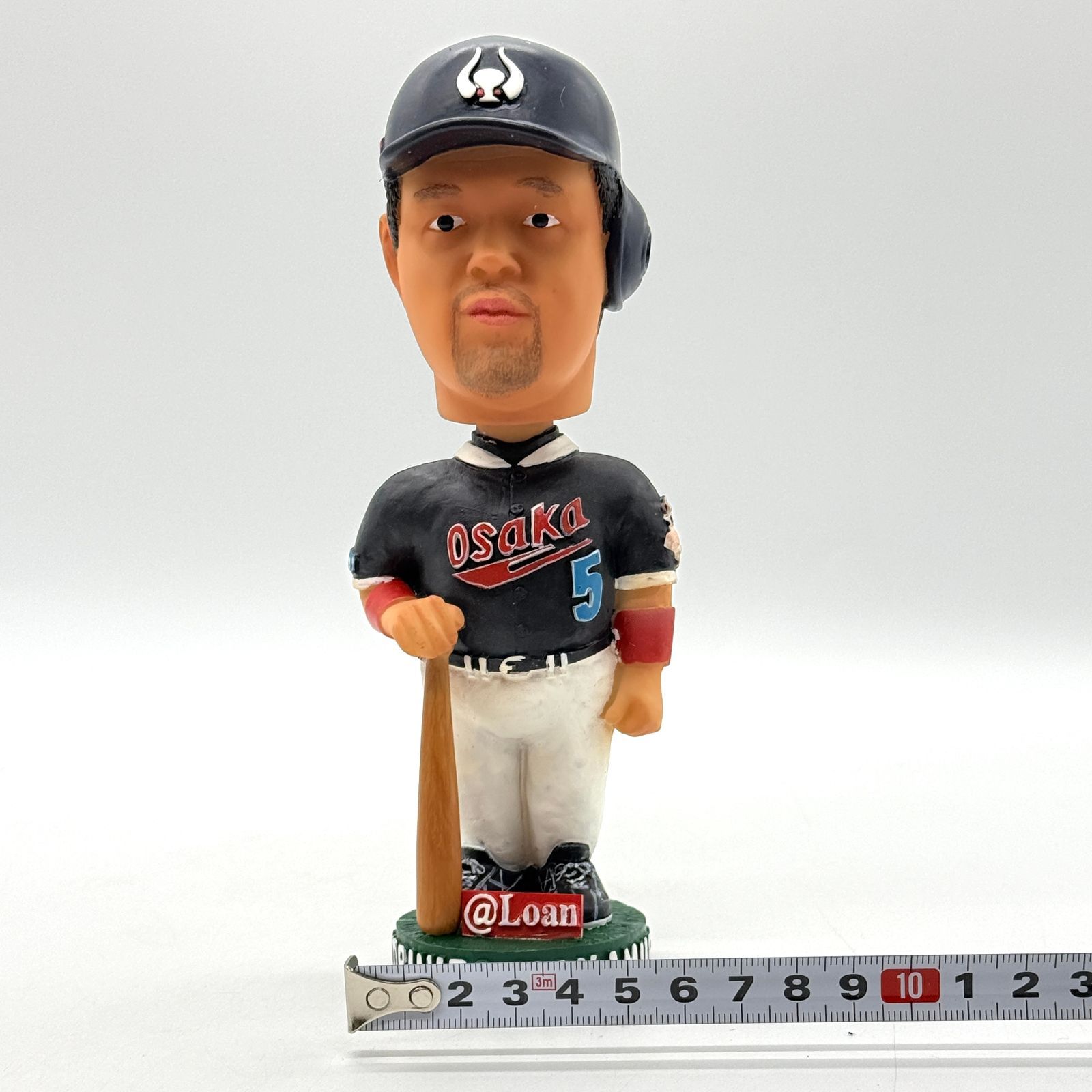 大阪近鉄バファローズ 中村紀洋選手 ボブルヘッド人形 昭和レトロ 陶器 