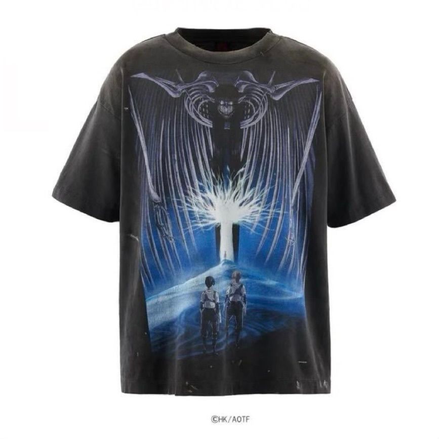 新品未使用】SAINT MXXXXXX AOT_SS TEE/ATTACK ON TITAN SM-MK8-0000