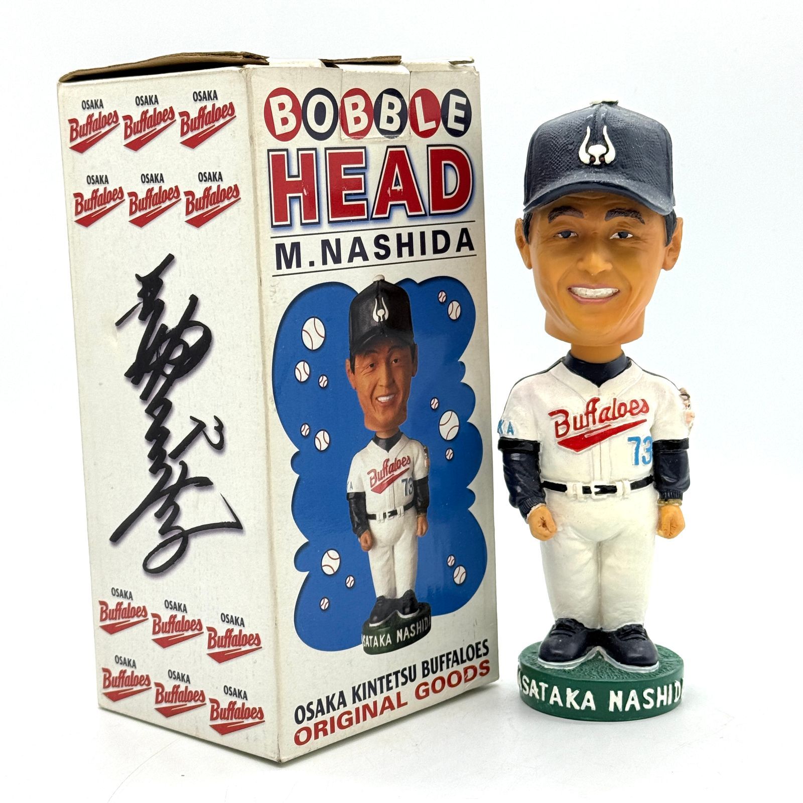 大阪近鉄バファローズ 梨田昌孝元監督 ボブルヘッド人形（首振り人形