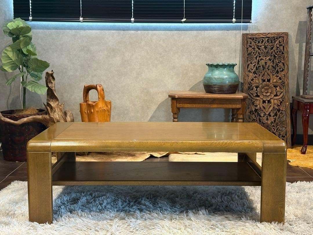 karimoku カリモク コロニアル センターテーブル ローテーブル ラタン