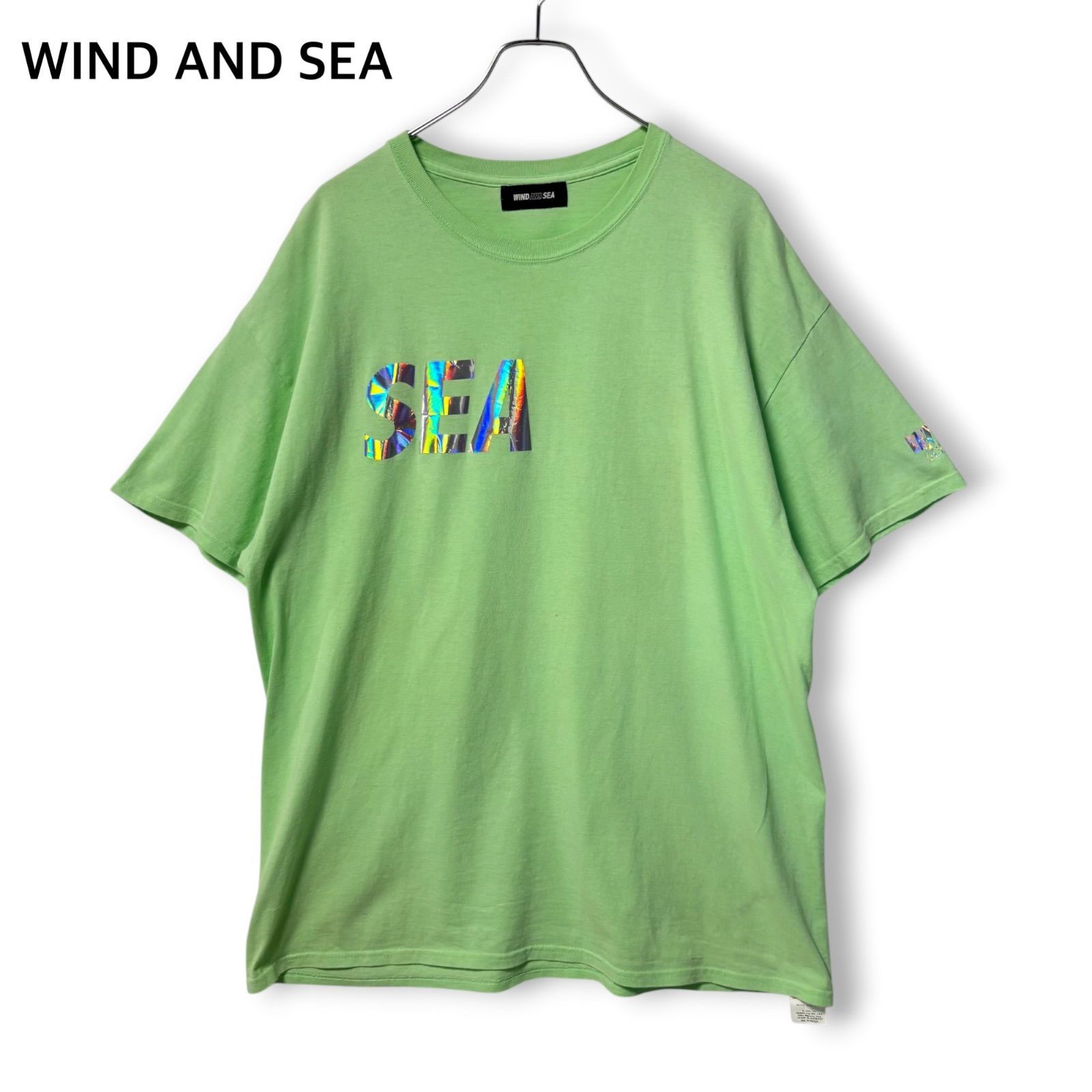 WIND AND SEA ウィンダンシー ホログラムロゴ Tシャツ 激レア ライト 