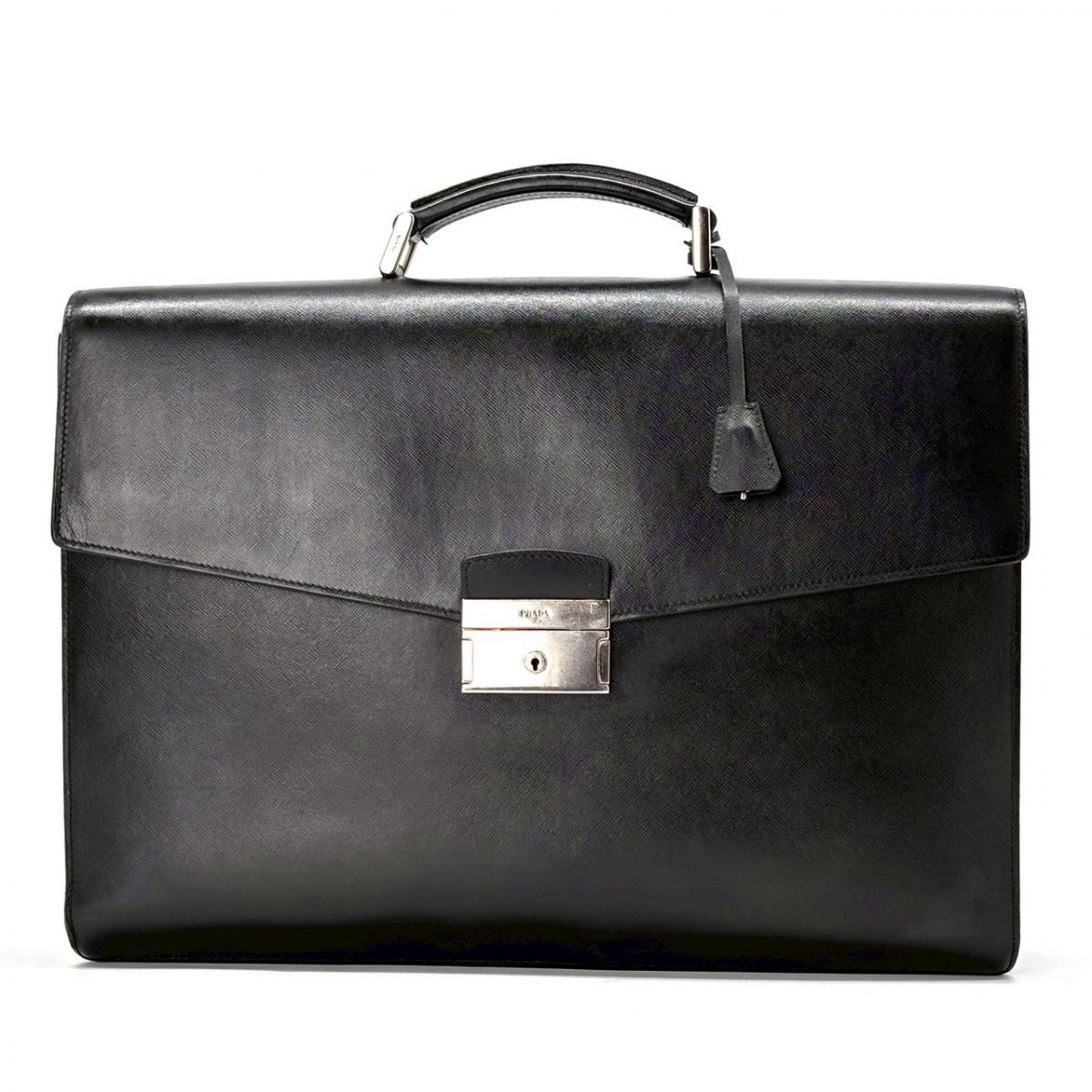 激安大特価，限定セール 【知性は黒に宿る】 PRADA ブリーフケース
