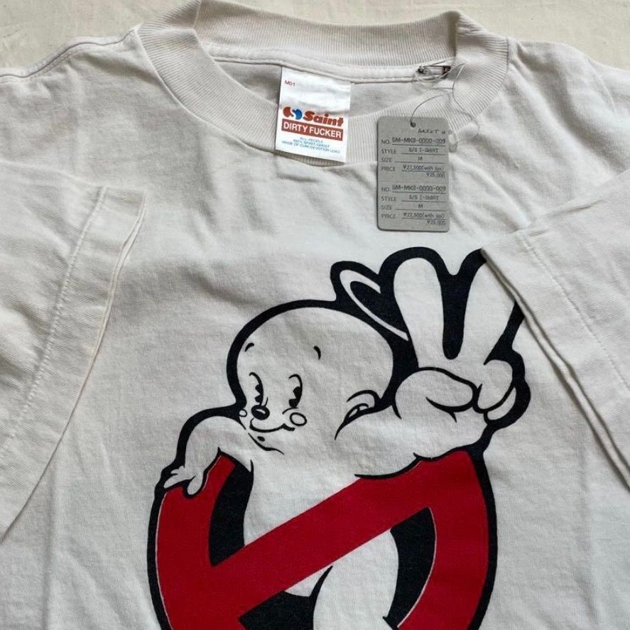 残りLサイズのみ！【新品未使用】SS T-SHIRT/SAINT HORROR/WHITE SM
