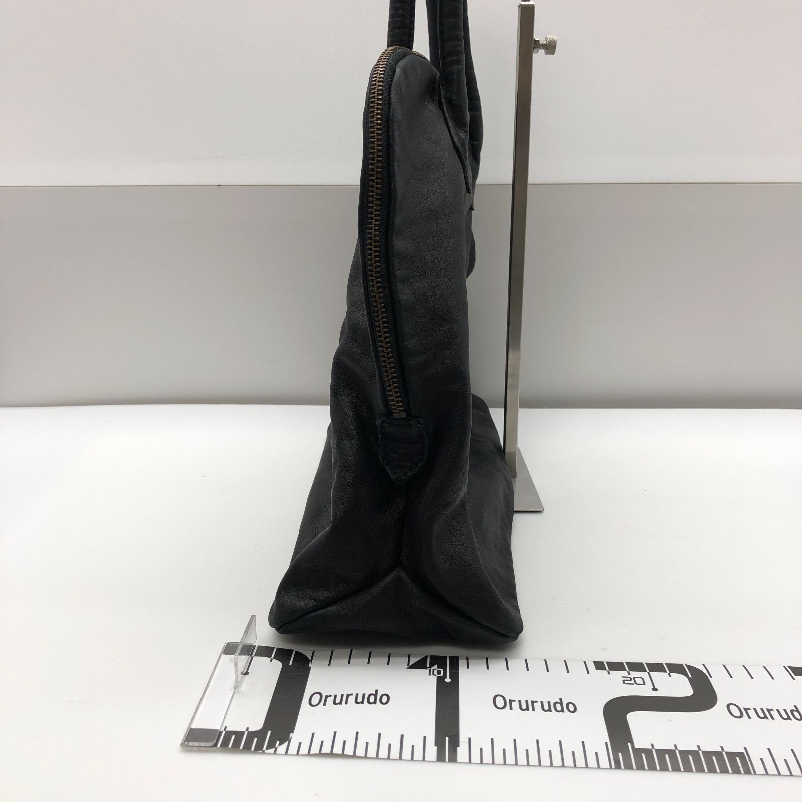 CLASKA THE FACTORY Silva Tote Bag Leather noir レザー トートバッグ 