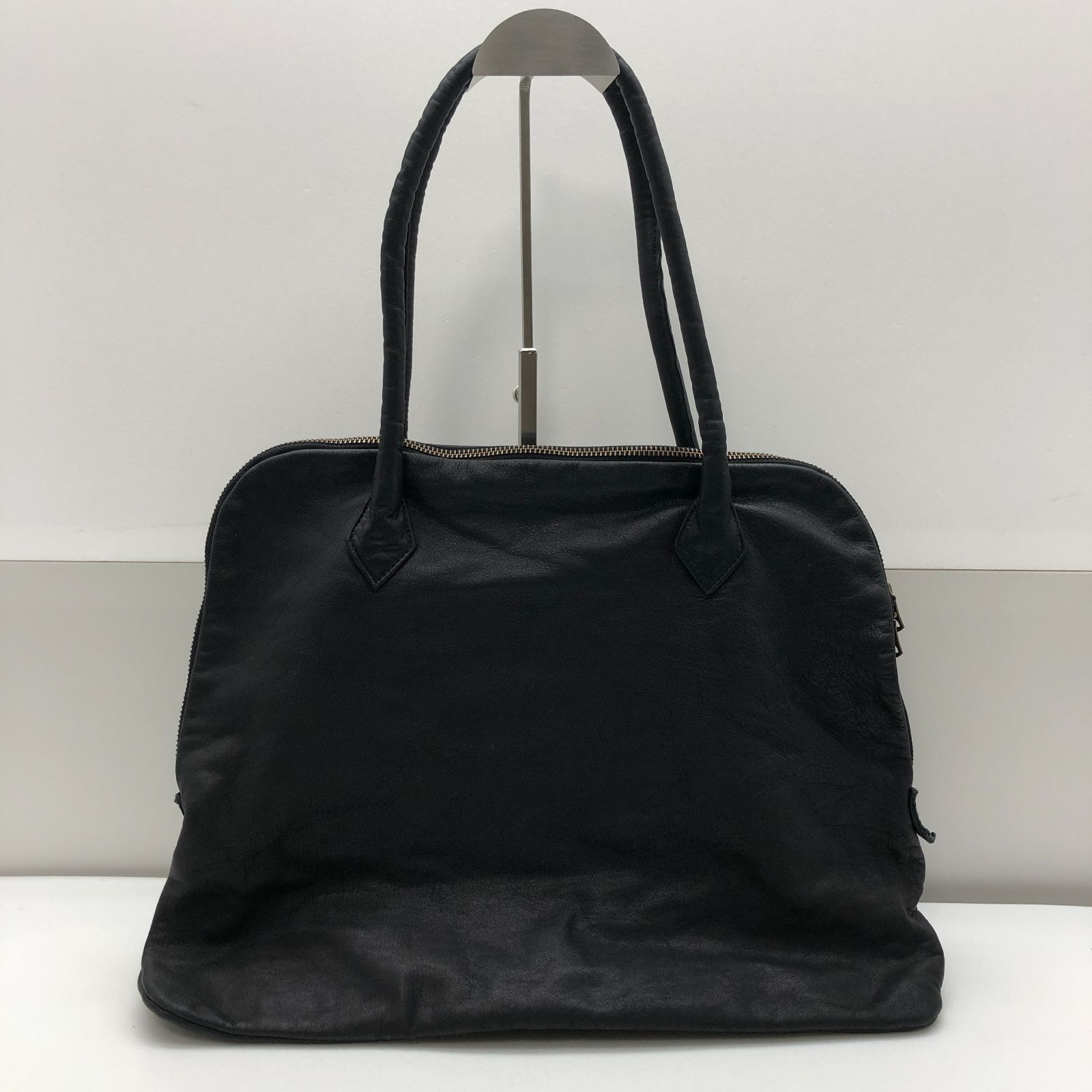 CLASKA THE FACTORY Silva Tote Bag Leather noir レザー トートバッグ 