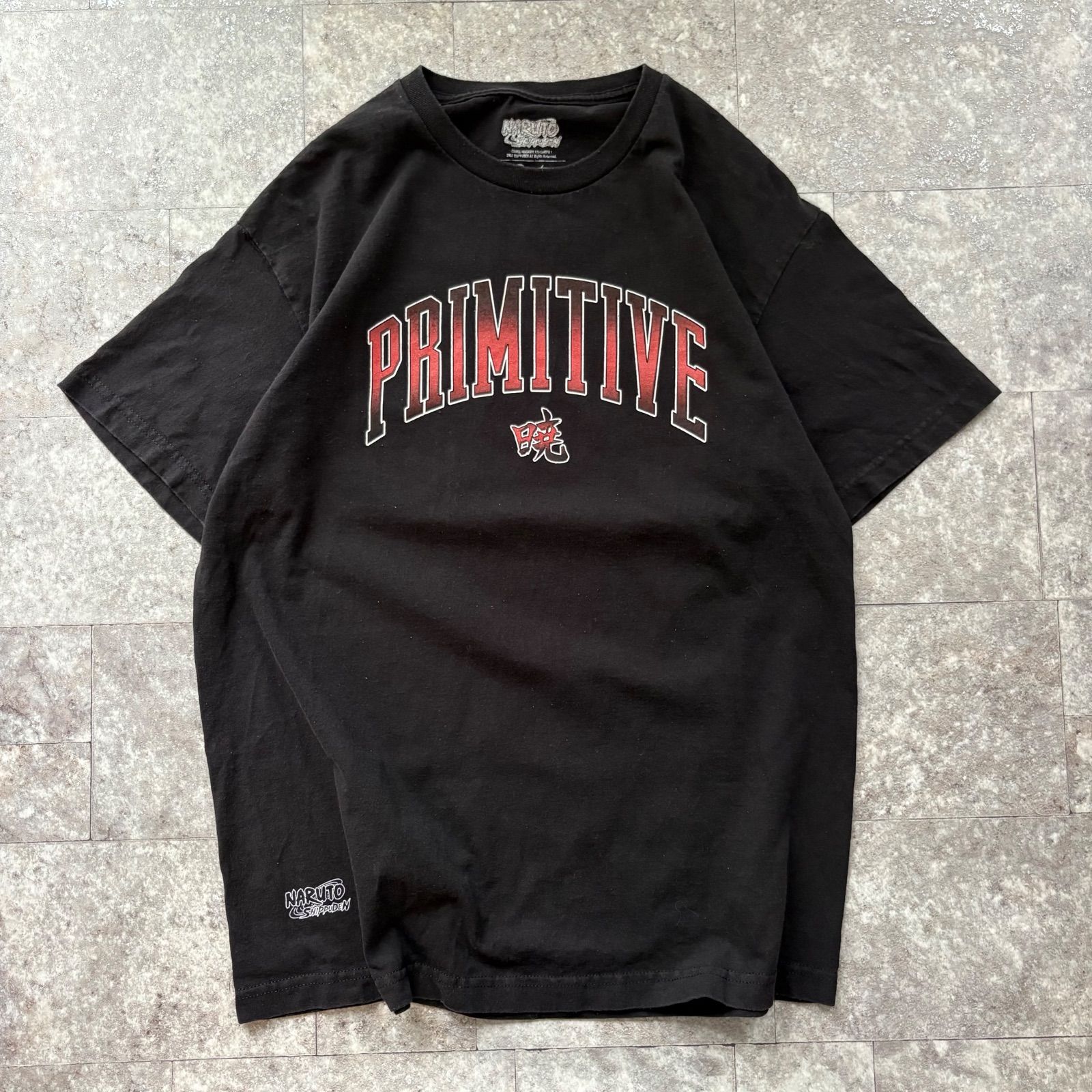 アニメTシャツ PRIMITIVE ナルト 疾風伝 Tシャツ L 黒 暁 イタチ 鬼鮫