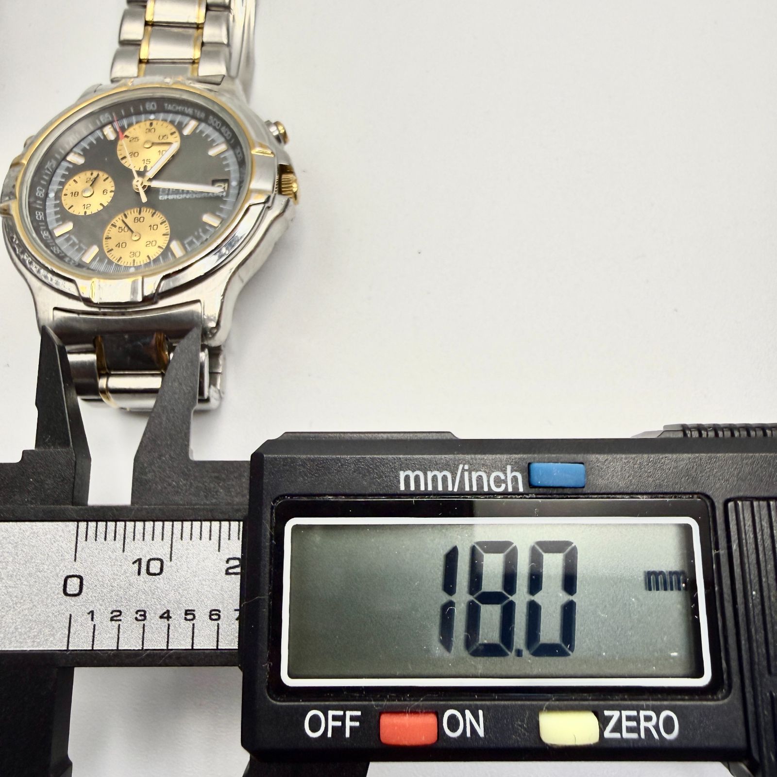 稼働品 SEIKO 7T27-6A50 クォーツ クロノグラフ ヴィンテージ ブラック 