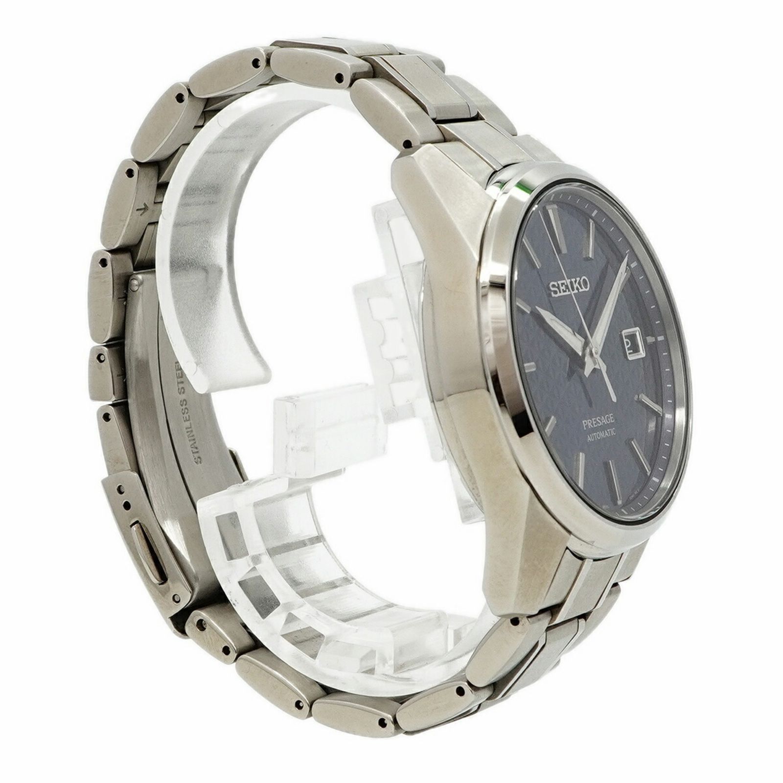 ネイビー文字盤腕時計 メンズ