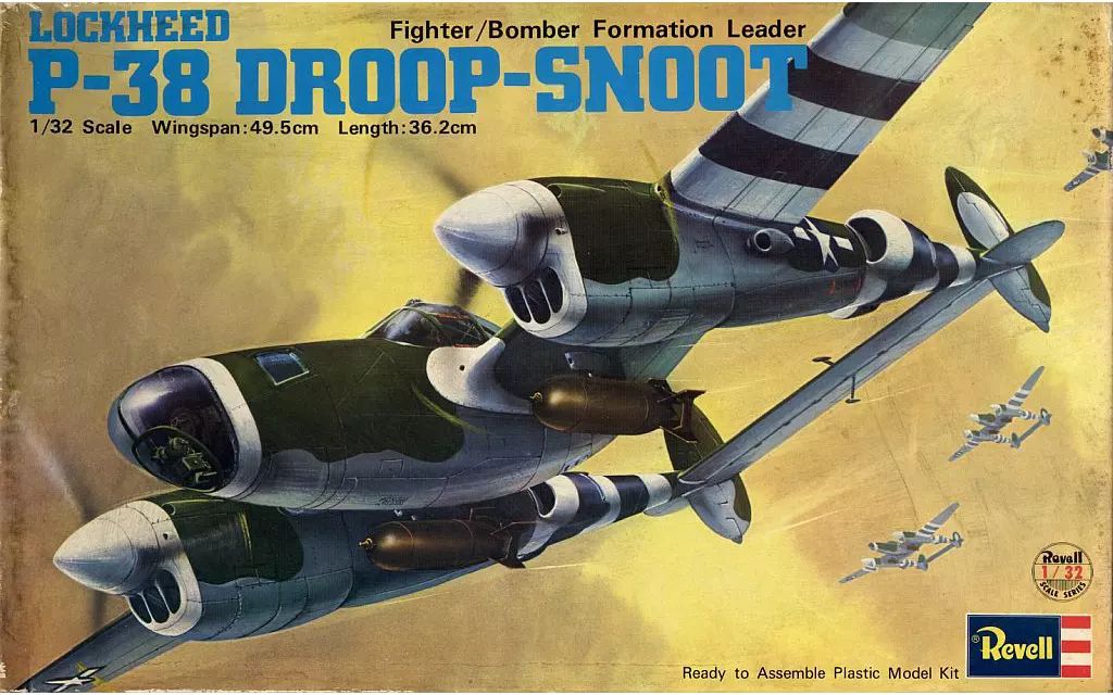 中古】プラモデル 1/32 ロッキード P-38 ドループ・スヌート [H-262