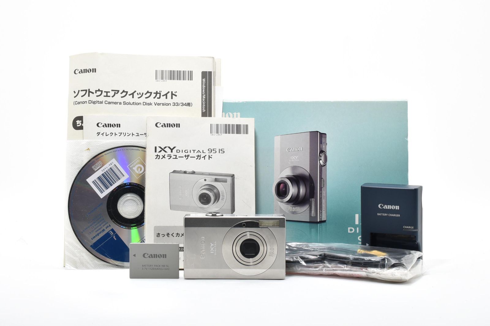 Canon IXY Digital 95 IS 本体と付属品 【公式通販】