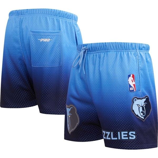 プロスタンダード メンズ ボトムス ハーフパンツ・ショーツ メッシュ ショートパンツ Mens Pro Standard NavyLight Blue Memphis Grizzlies Ombre Meshorts Navy ネイビー
