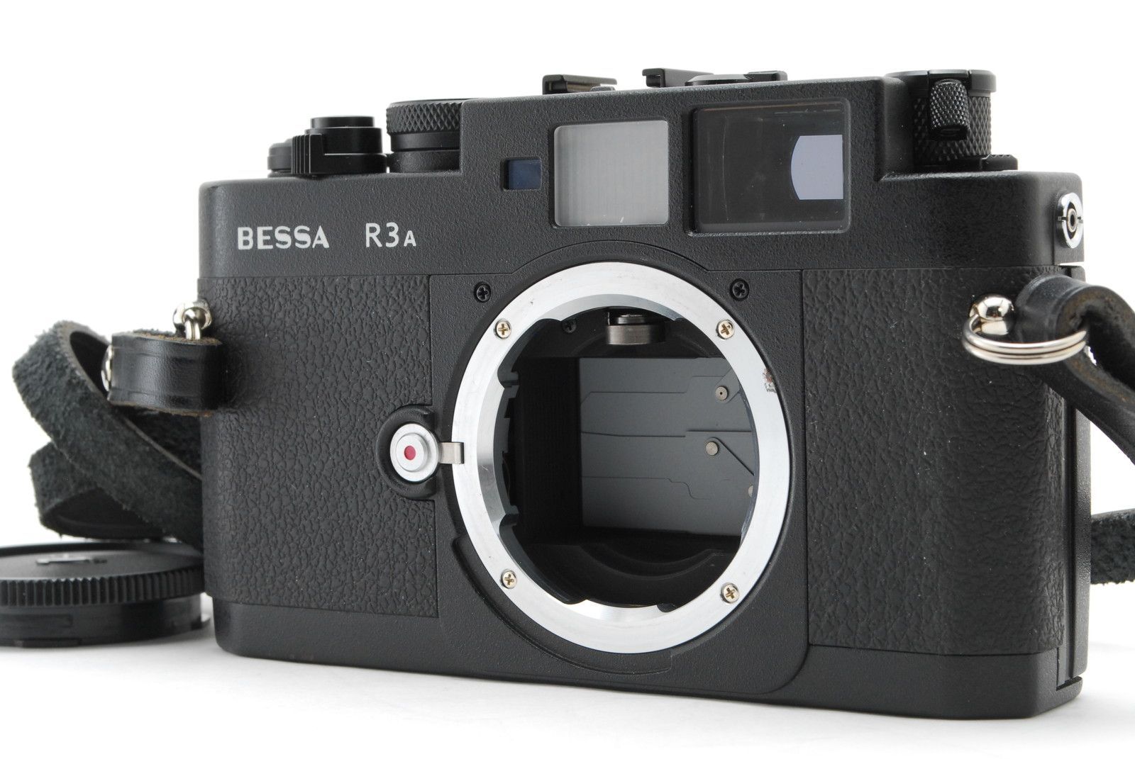 【超美品 保障付 動作確認済】 Voigtlander フォクトレンダー Bessa R3A Black レンジファインダー 35mm ...