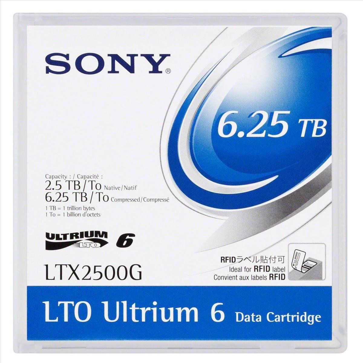 新品 ソニー LTO Ultrium6データカートリッジ 2.5TB/6.25TB リライタブル LTX2500GR