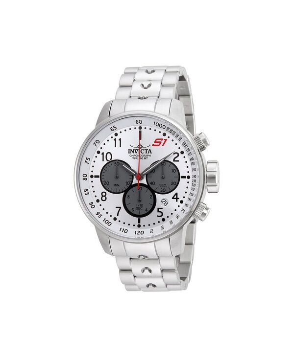 [Free Shipping] Invicta Men's Watch Accessory Mens 23083 S1 Rally Quartz Chronograph Silver Grey Dial Watch Silver