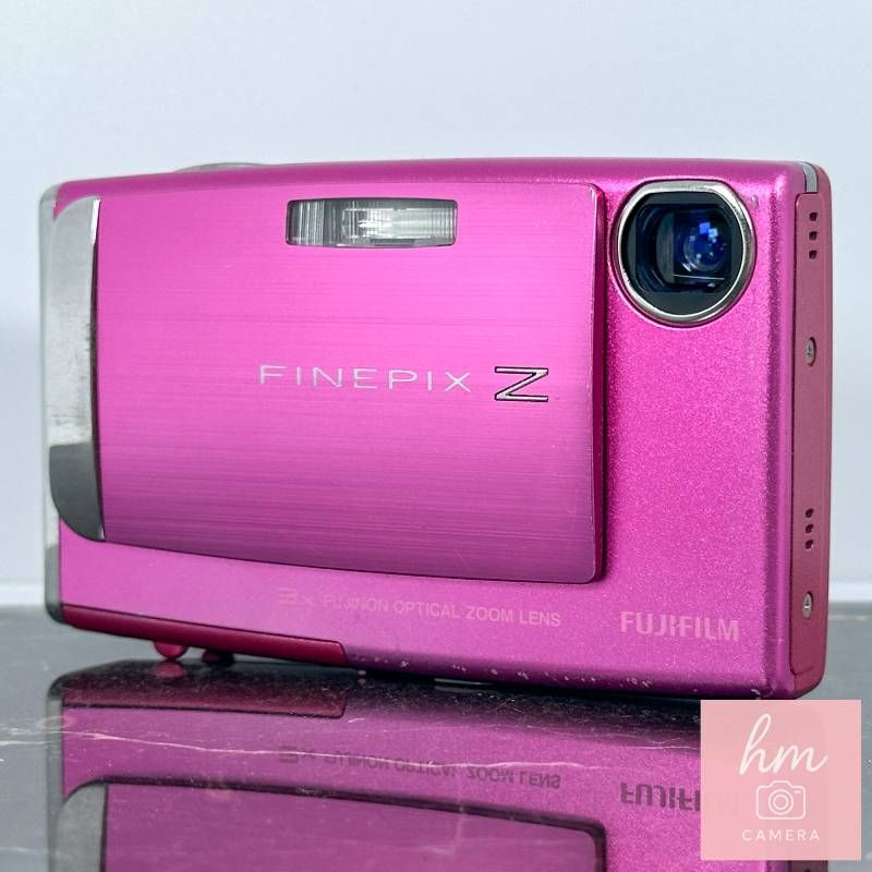 ◯FUJIFILM FinePix Z10fd ピンク 720万画素 CCD 光学3倍ズーム 薄型 
