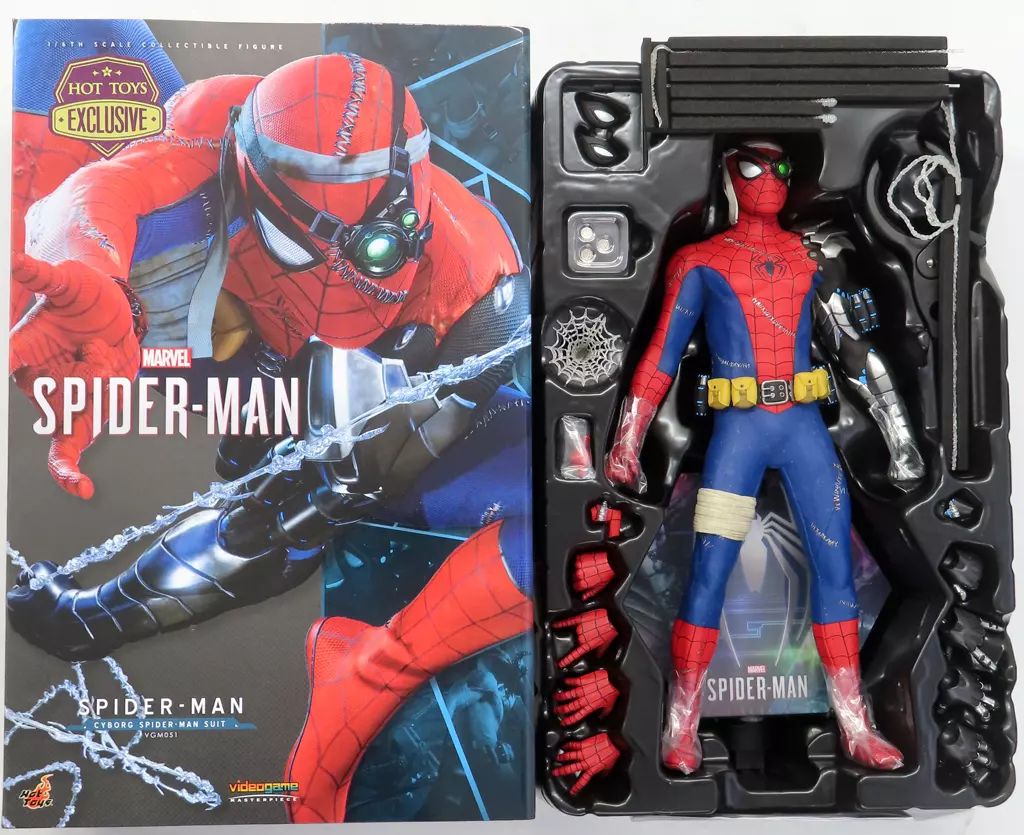 中古】フィギュア スパイダーマン(サイボーグ・スパイダーマン・スーツ 