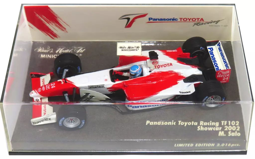 中古】ミニカー 1/43 Toyota F1 Showcar 2002 PANASONIC TOYOTA RACING 