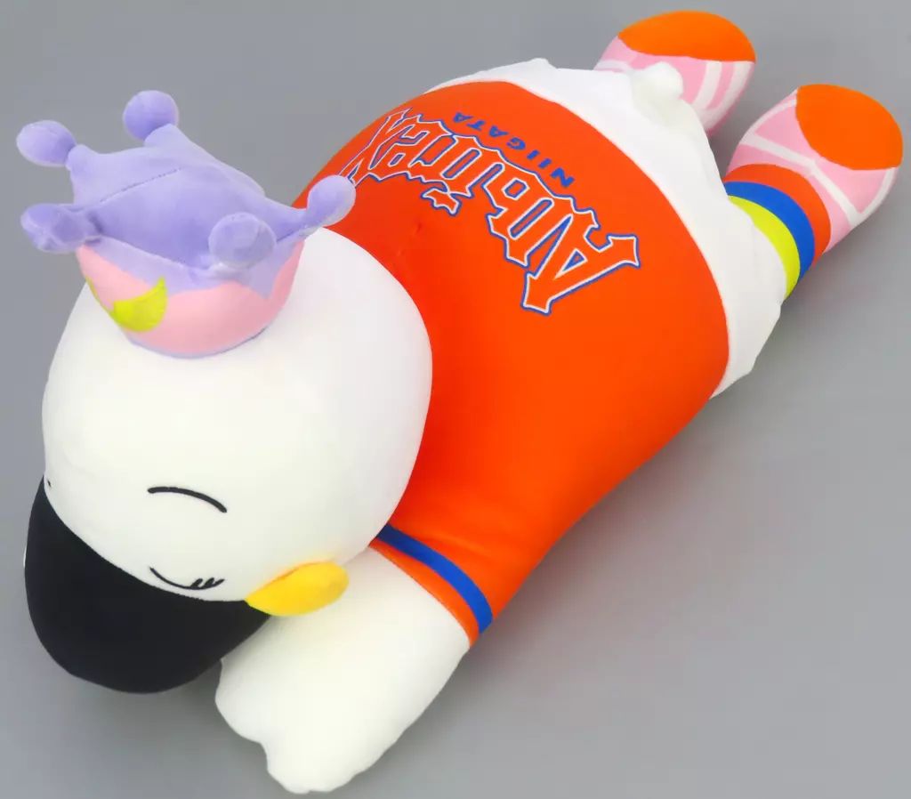 【】ぬいぐるみ おやすみスワンちゃん ぬいぐるみ 「アルビレックス新潟」