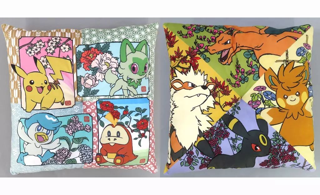 クッション・本体 全2種セット 座布団クッション～WAGARA -ART