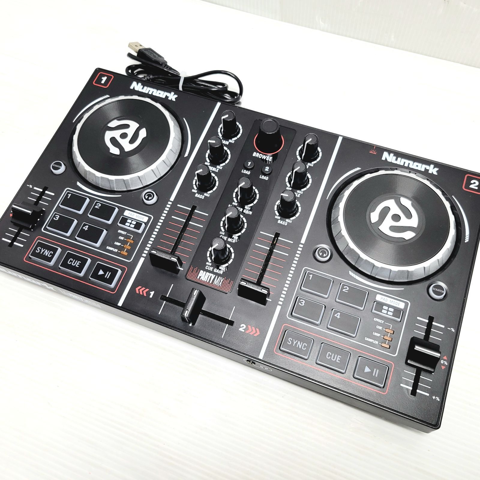正常動作品】Numark Party Mix DJコントローラー Serato対応