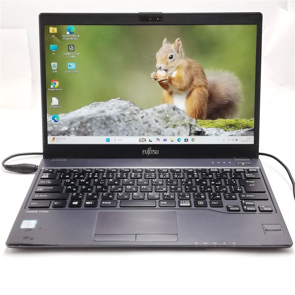 数量限定，限定セール 激安 Wi-Fi有 中古ノートパソコン 富士通 U938/S