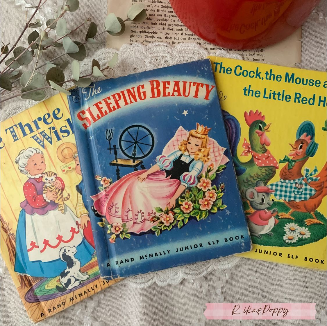 1894年アンティーク美しい絵本ヴィクトリアン洋書ジャンクジャーナル