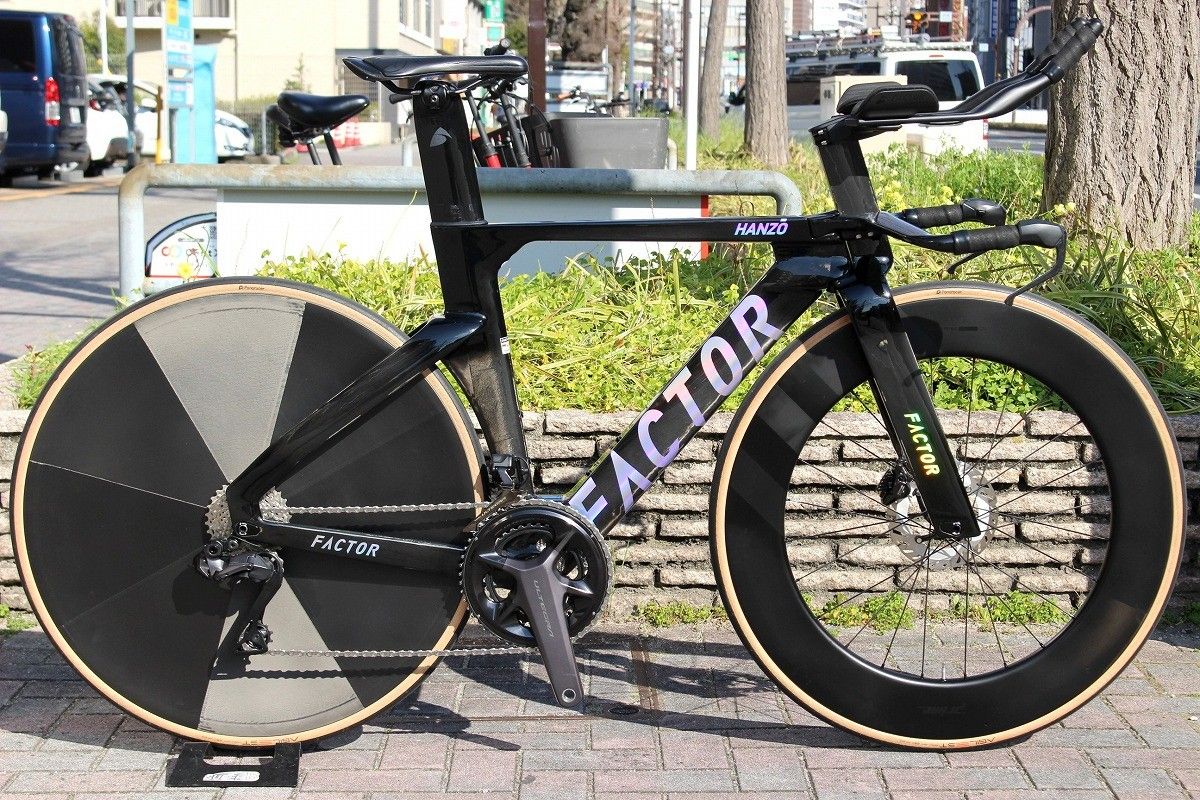 ファクター FACTOR ハンゾー HANZO 2023 Sサイズ アルテグラ Di2 R8170 12S カーボン TTバイク タイムトライアルバイク 【名古屋店】