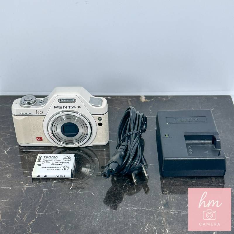 カメラ PENTAX Optio I-10 白 レトロ コンデジ