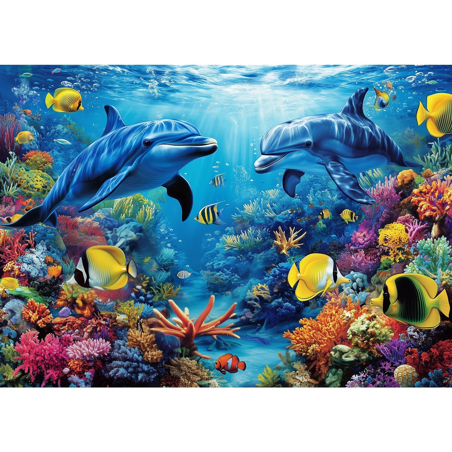 MISITU ジグソーパズル 1000ピース パズル 風景 絵画 海 海洋 深海
