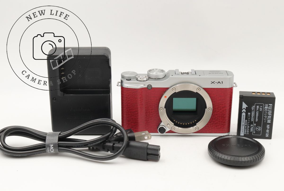 □ 超美級 □ FUJIFILM 富士フィルム X-A1 ボディ レッド 【公式通販】