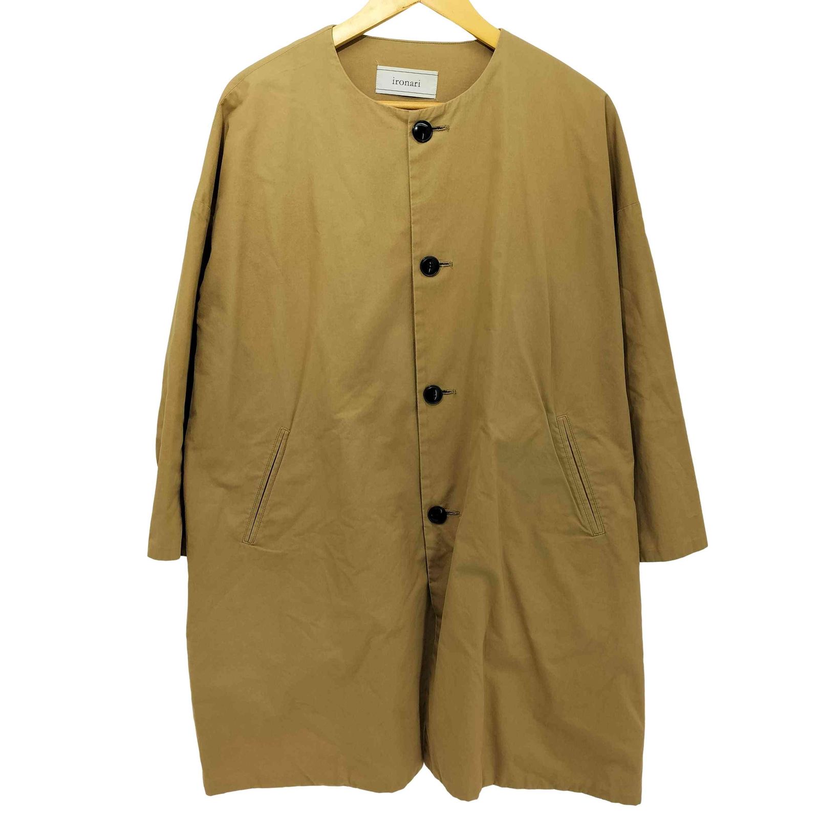 イール EEL ironari イロナリ NoCollar Sakura Coat ノーカラーサクラ 
